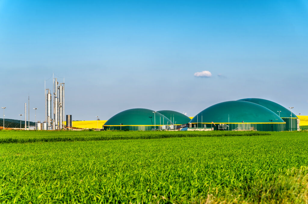 Modern biogas plant