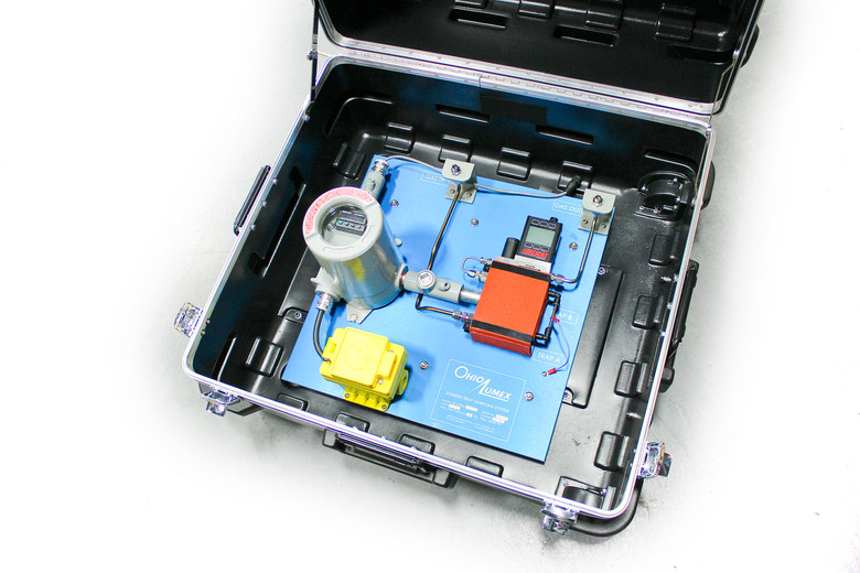 Natural Gas Sorbent Trap Sampling System with Case